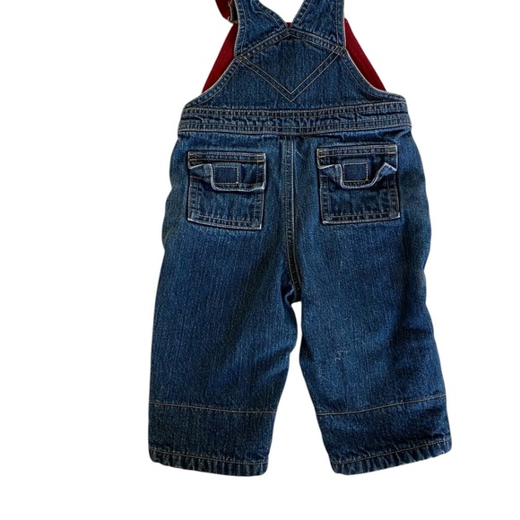 Baby clothes bundle 3 dinosaur onesie 1 gymboree jeans overalls 1 teddy bear hat - Picture 3 of 11